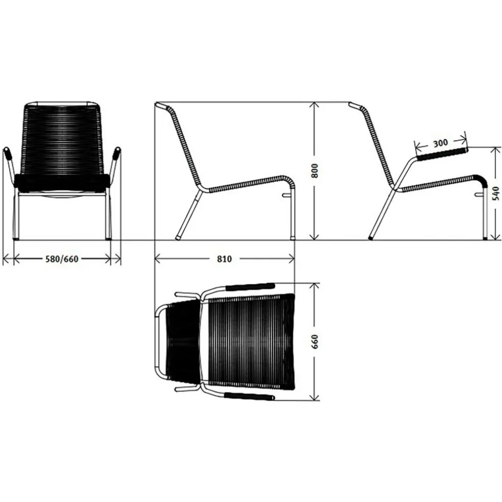 Altorfer Modell 1142 Lounge Gartenarmlehnstuhl