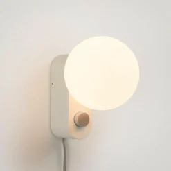 Alumina Tisch-/Wandleuchte + Sphere IV LED E27 Dim To Warm