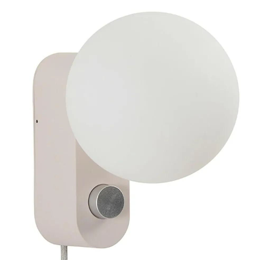 Alumina Tisch-/Wandleuchte + Sphere IV LED E27 Dim To Warm