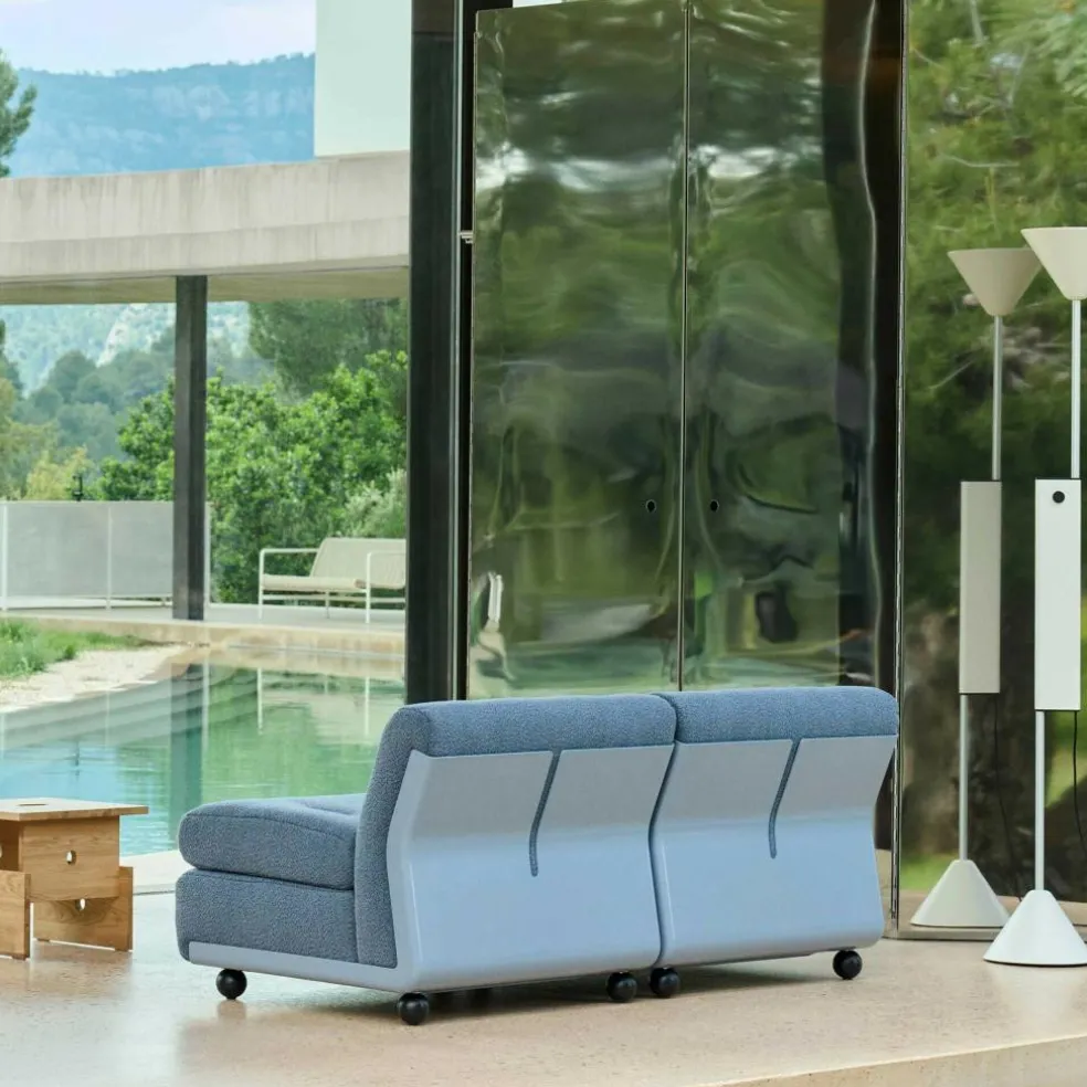 Amanta 2 Sitzer Sofa Stoff