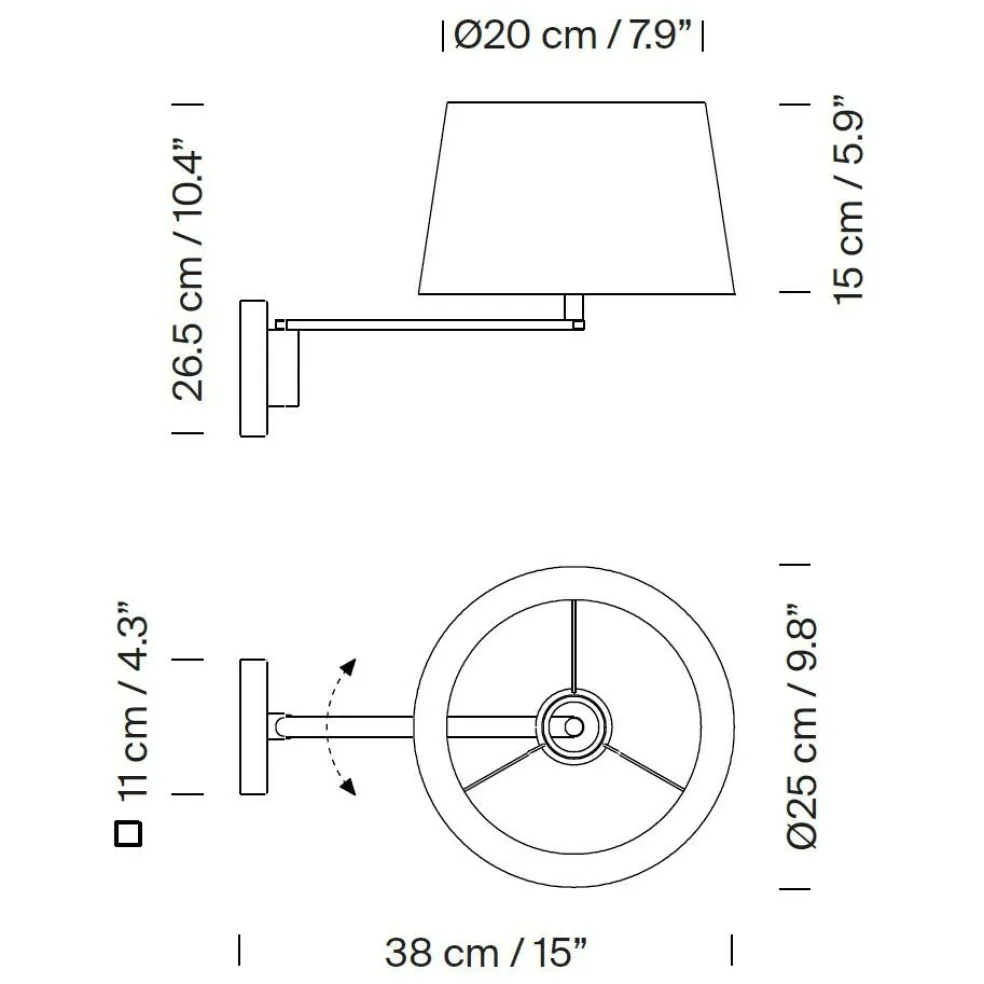 Americana Wandleuchte