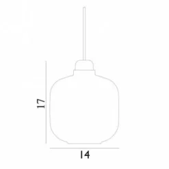 Amp Pendelleuchte Messing