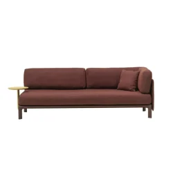 Anagram flexibles Modul-Sofa mit Anstecktisch 226,5x95cm