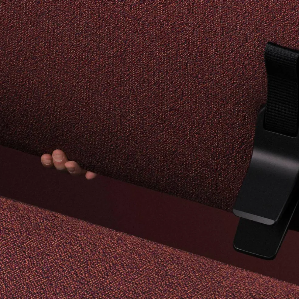 Anagram flexibles Modul-Sofa mit Anstecktisch 226,5x95cm