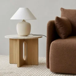 Androgyne Beistelltisch Marmor Ø50cm