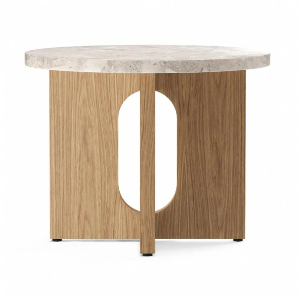 Androgyne Beistelltisch Marmor Ø50cm