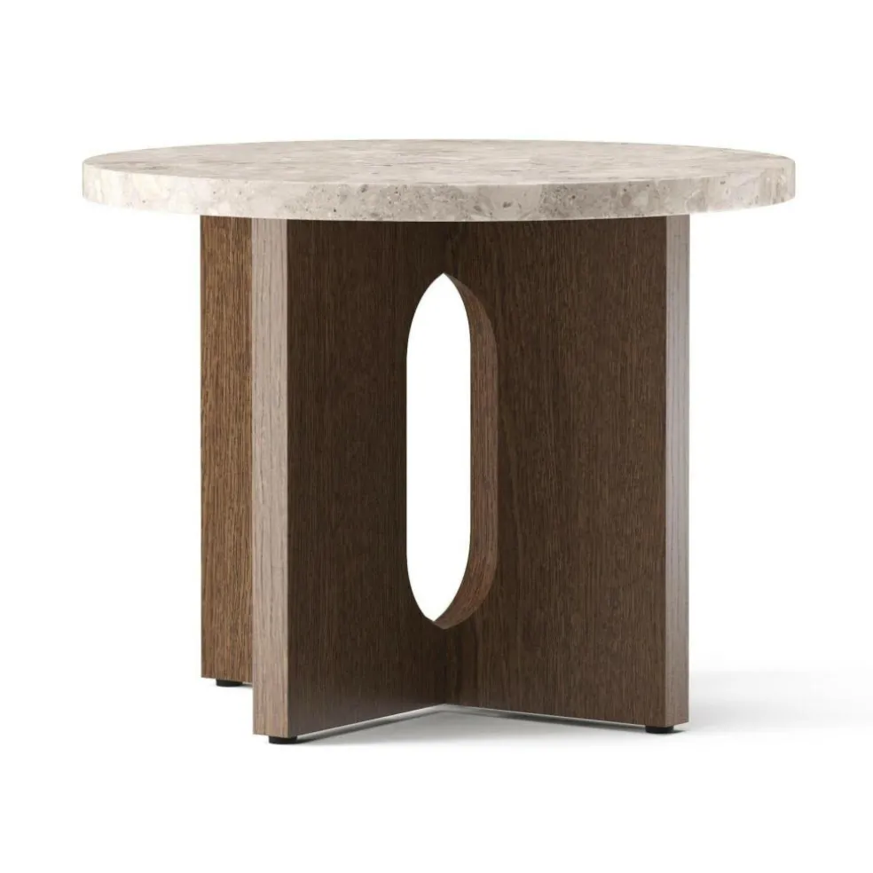 Androgyne Beistelltisch Marmor Ø50cm