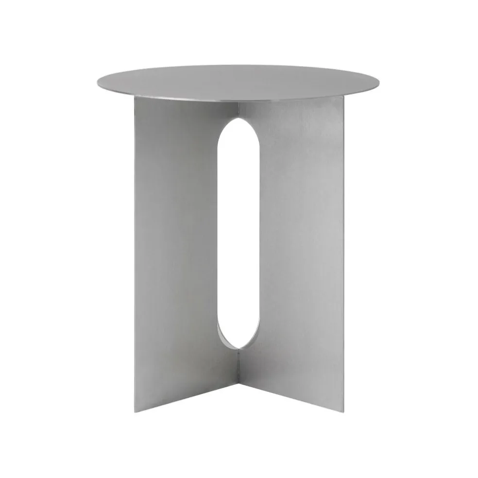 Androgyne Beistelltisch Stahl Ø 40cm