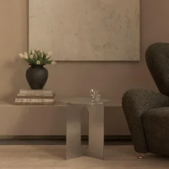 Androgyne Beistelltisch Stahl Ø 40cm