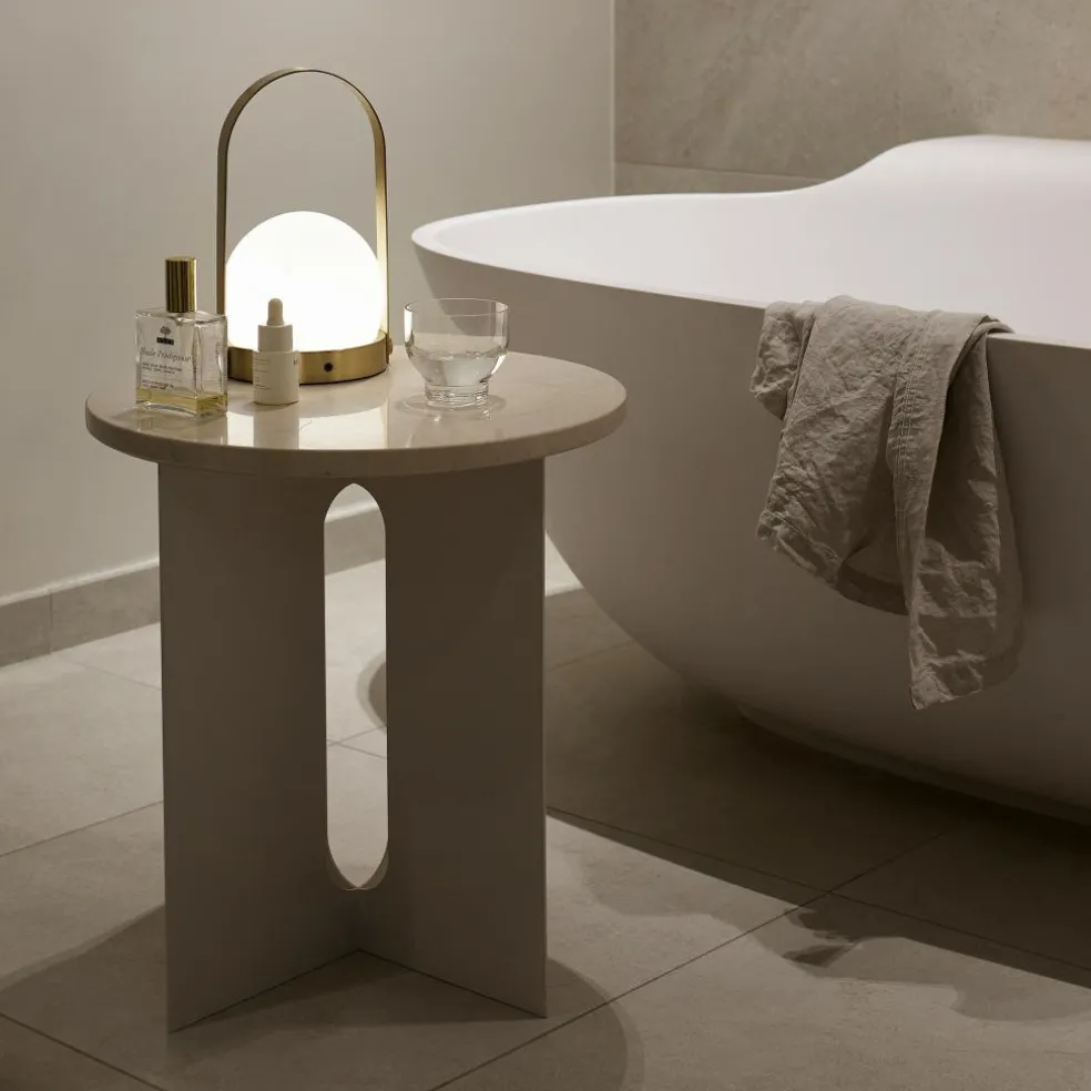 Androgyne Beistelltisch Stahl Ø 40cm