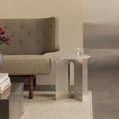 Androgyne Beistelltisch Stahl Ø 40cm