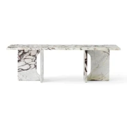 Androgyne Couchtisch Gestell Marmor 120x45cm