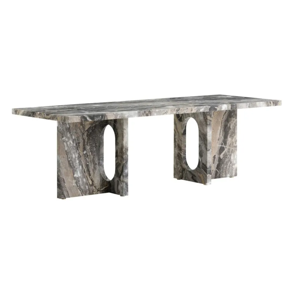 Androgyne Couchtisch Gestell Marmor 120x45cm