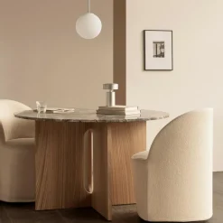 Androgyne Esstisch Ø 120cm Marmor