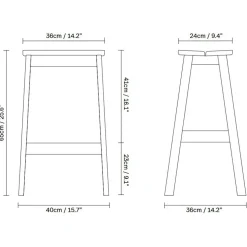 Angle Barhocker 65cm