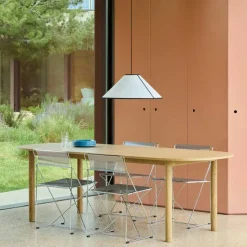 Annex Esstisch länglich 220x95cm Gestell Eiche