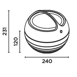 Aqu LED Akkuleuchte S