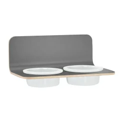 Arco Hundenapfhalter mit Porzellannäpfen ML