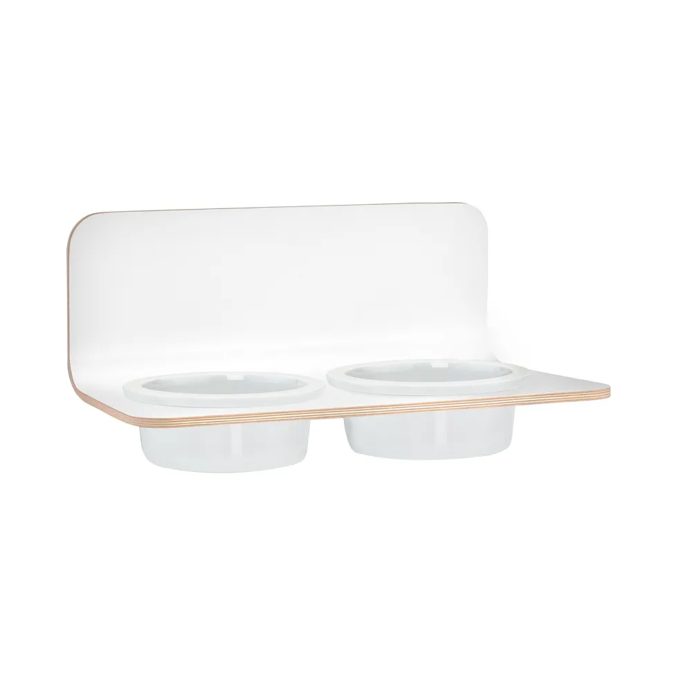 Arco Hundenapfhalter mit Porzellannäpfen SM