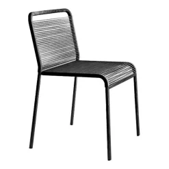 Aria S42 Gartenstuhl Gestell schwarz stapelbar