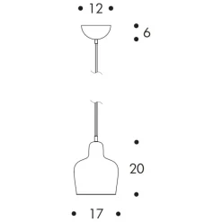 A330S Golden Bell Pendelleuchte Messing