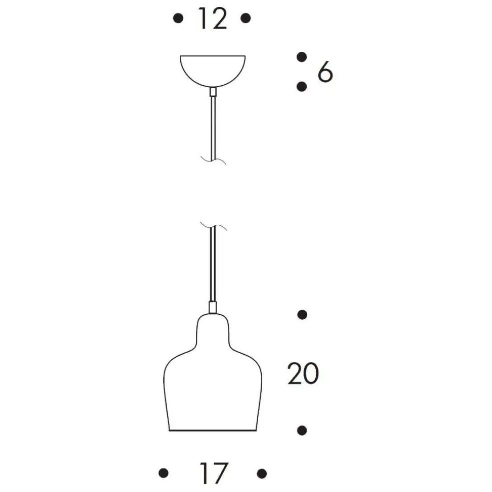 A330S Golden Bell Pendelleuchte Messing