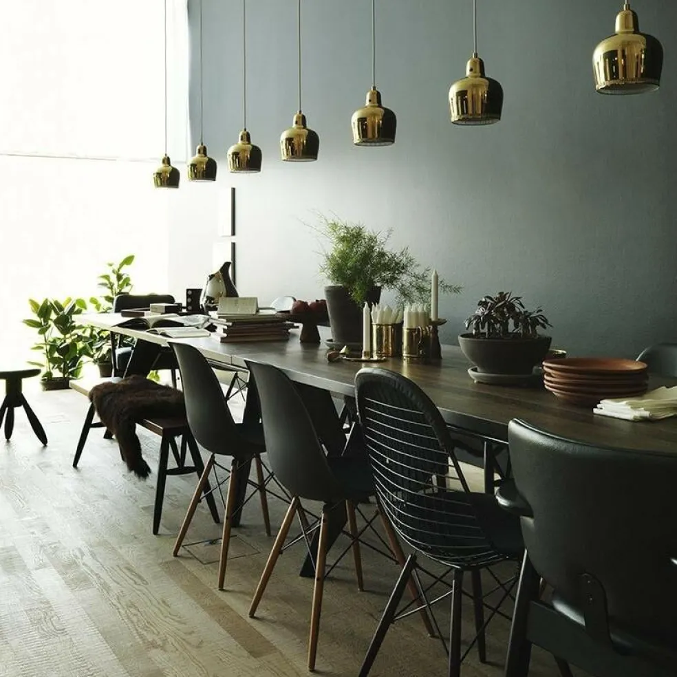 A330S Golden Bell Pendelleuchte Messing