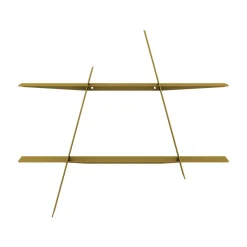 A-Shelf Wandregal Messing