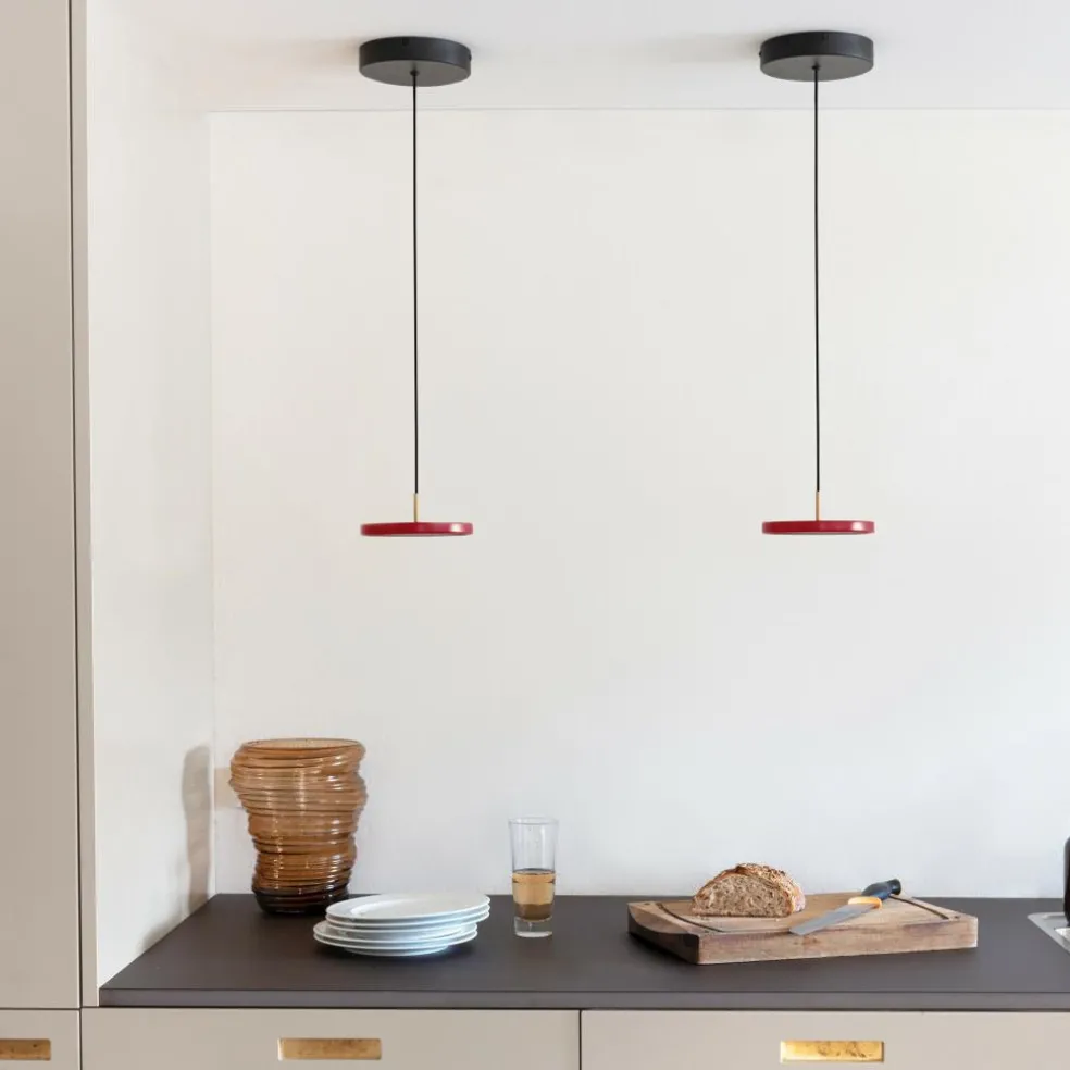 Asteria Micro LED Pendelleuchte V2 schwarz