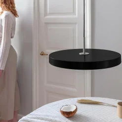 Asteria Micro LED Pendelleuchte V2 Stahl