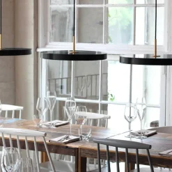 Asteria Mini LED Pendelleuchte Messing