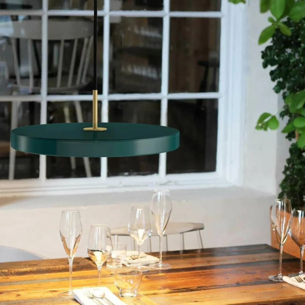 Asteria Mini LED Pendelleuchte Messing