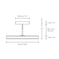 Asteria Plus Medium LED Pendelleuchte