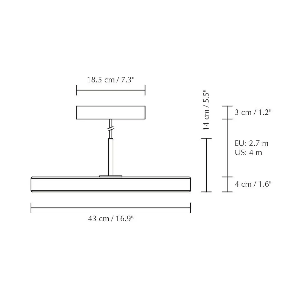 Asteria Plus Medium LED Pendelleuchte