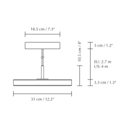 Asteria Plus Mini LED Pendelleuchte