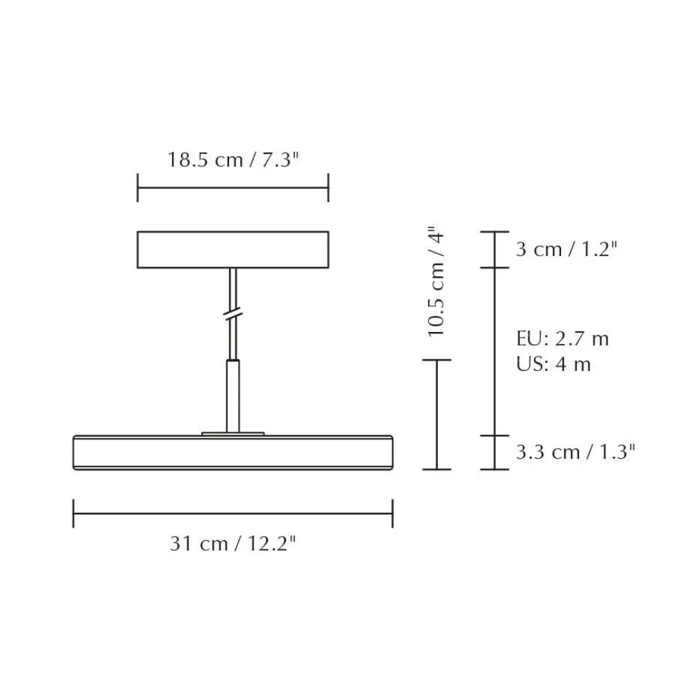 Asteria Plus Mini LED Pendelleuchte