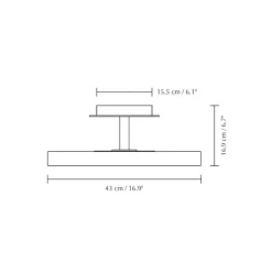 Asteria Up LED Deckenleuchte M