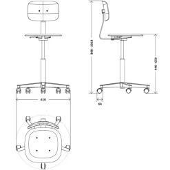 Atelier Modell 2100 Bürostuhl