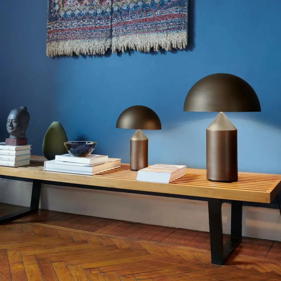 Atollo Tischleuchte bronze