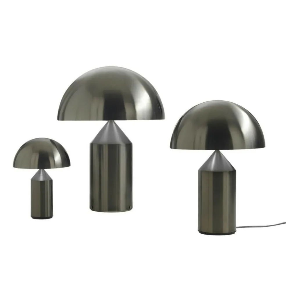 Atollo Tischleuchte Nickel