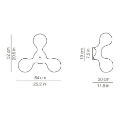 Atomium Wand-/Deckenleuchte