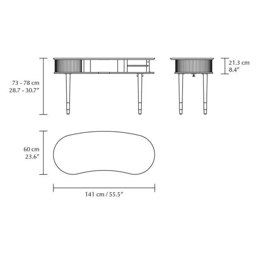 Audacious Schreibtisch