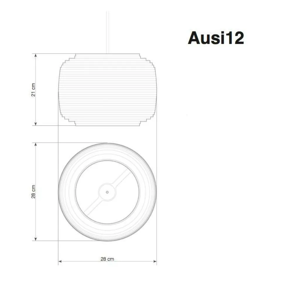 Ausi Pendelleuchte weiß