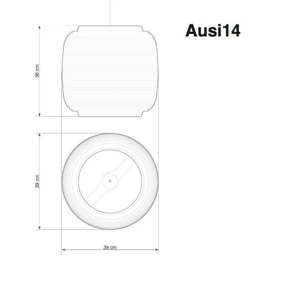 Ausi Pendelleuchte weiß