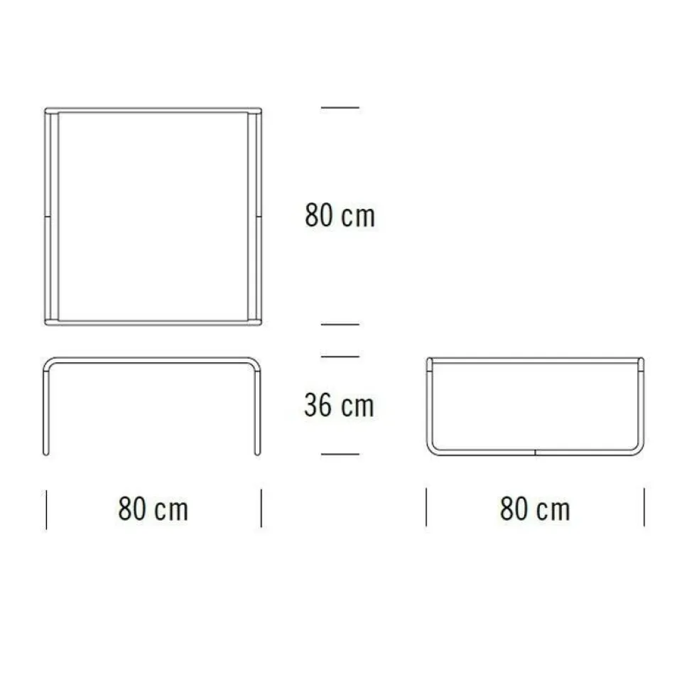 B 20 Couchtisch/Beistelltisch Esche