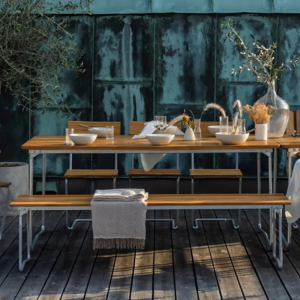 B31 170 Gartenesstisch klappbar 170x 92cm Teak