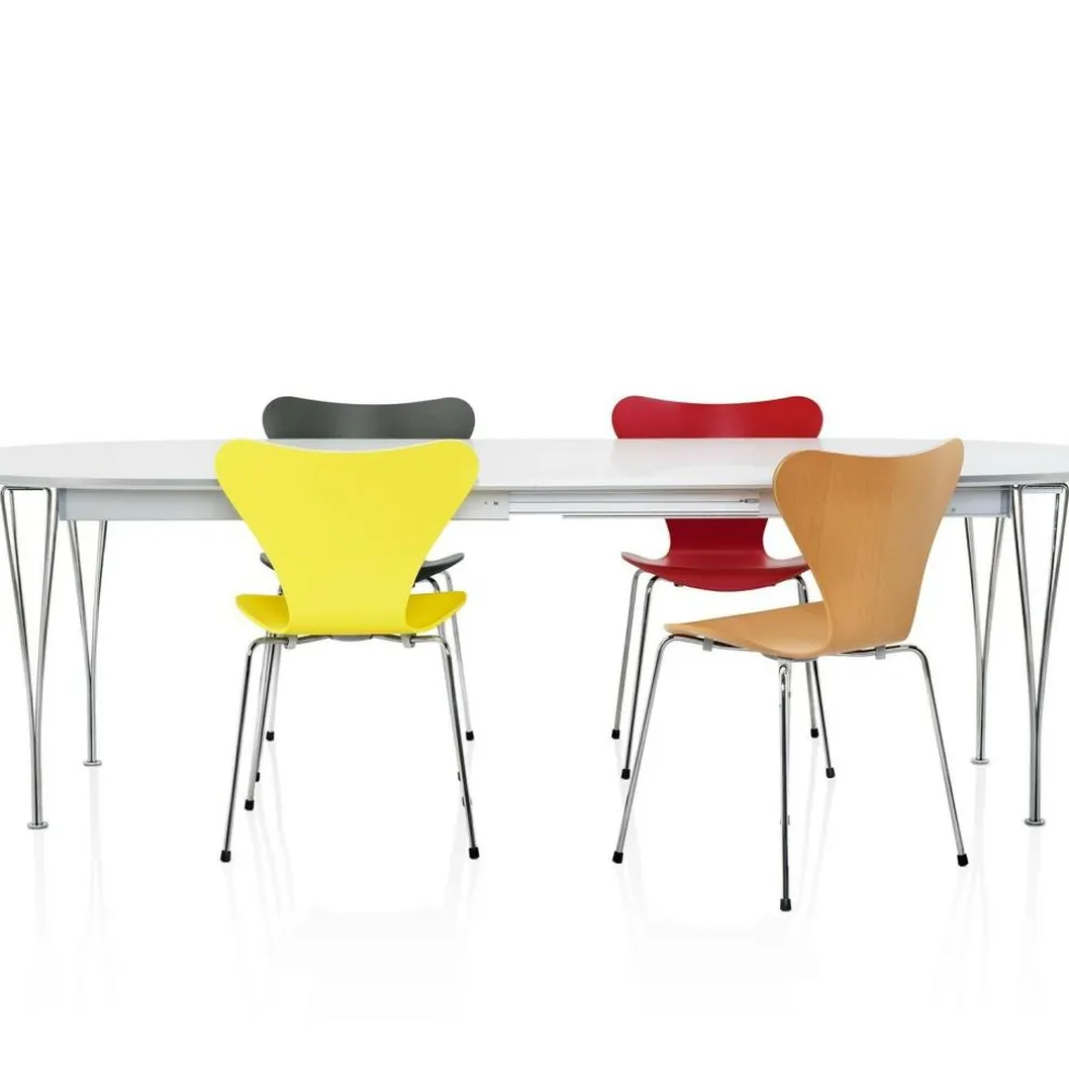 B619 Super-elliptischer Tisch Laminat ausziehbar