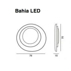 Bahia LED Wand-/Deckenleuchte