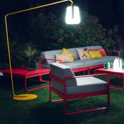 Balad Standfuß groß mit LED Akkuleuchte H 38cm