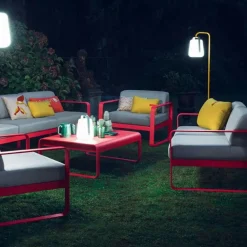 Balad Standfuß klein mit LED Akkuleuchte H 25cm